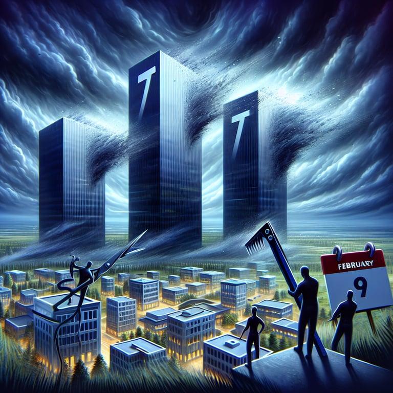Banner for Tech Titans Trim Down: Meta, HP, and Salesforce Lead February's Layoff Surge