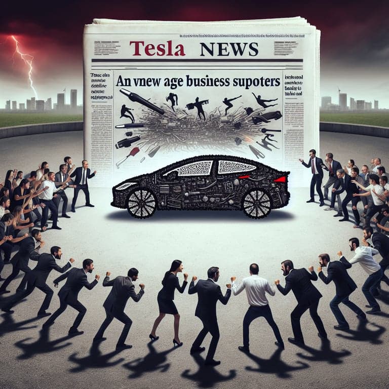 Tesla Takedown: Protesters vs Musk and Trump's Supporters