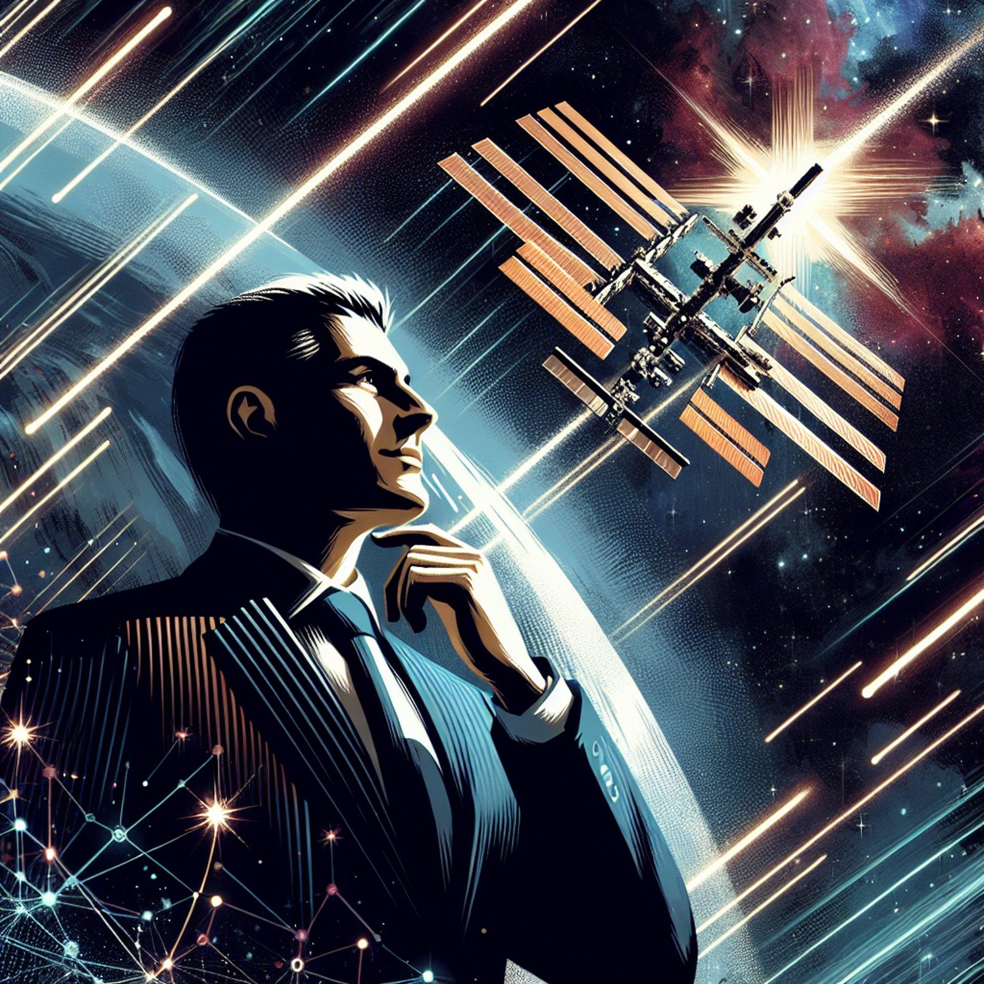 Banner for Elon Shakes Up Space: Calls for Early International Space Station Deorbiting!