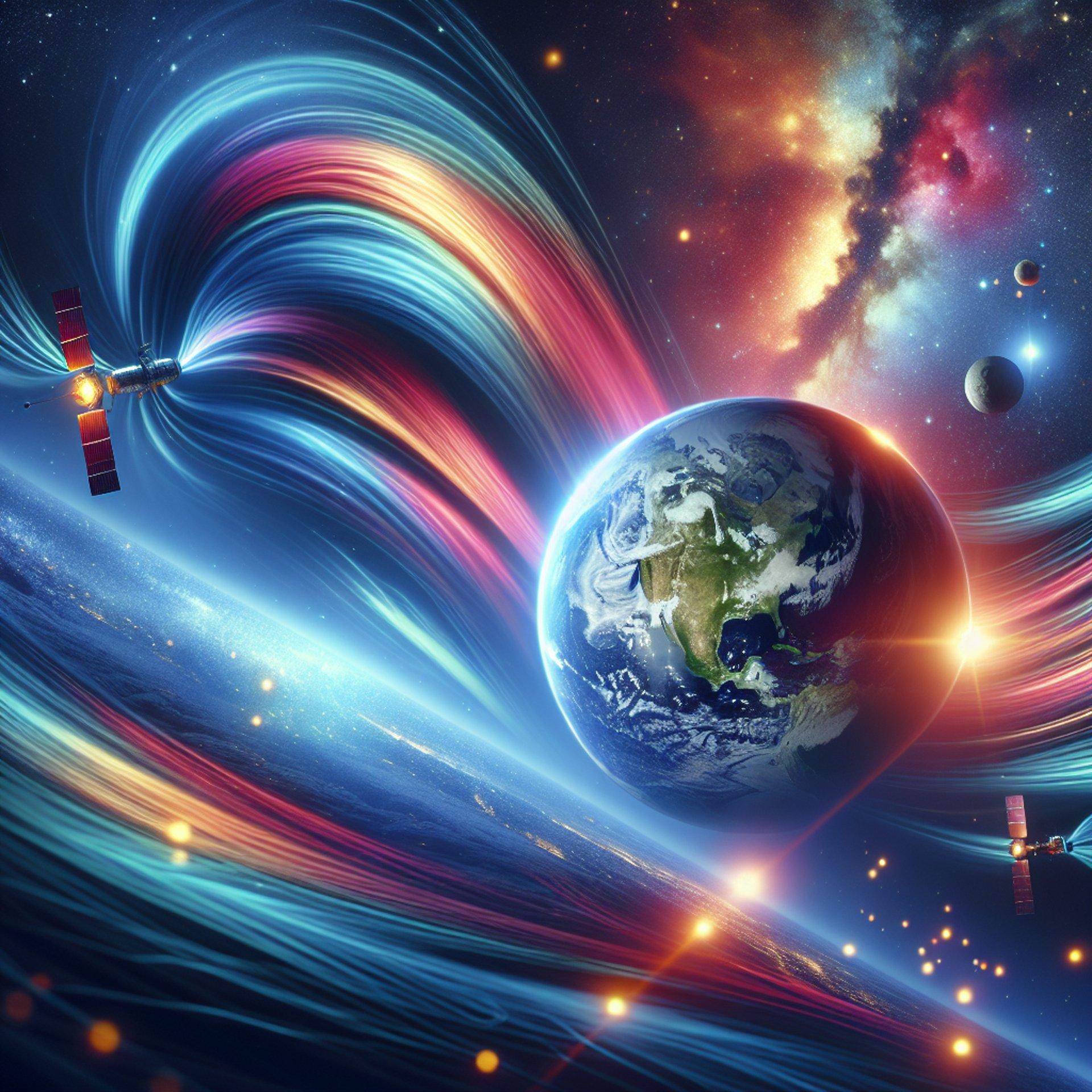 Banner for NASA's TRACERS Mission: Unveiling Earth's Magnetic Mysteries