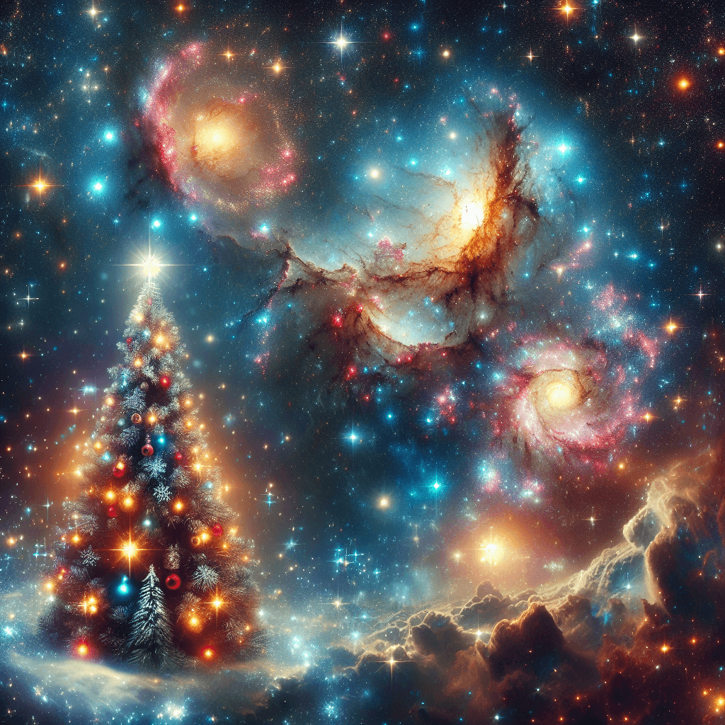Banner for NASA Unveils Stunning 'Christmas Tree' and 'Christmas Wreath' Star Clusters in Festive Display