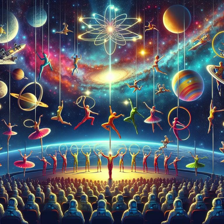 Banner for Cirque du Soleil's Galactic Dance: Paraboles, An Epic Performance in Space!