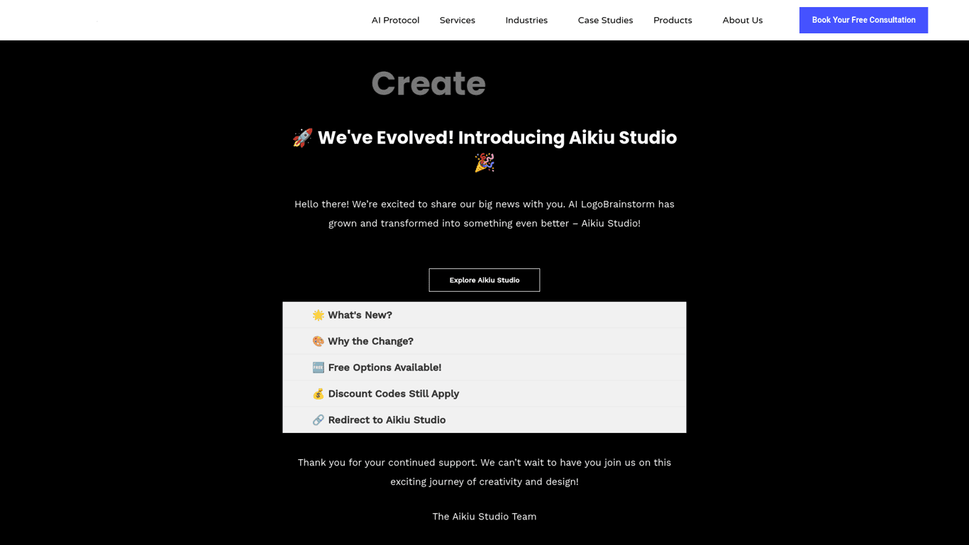 AI Logobrainstorm screenshot