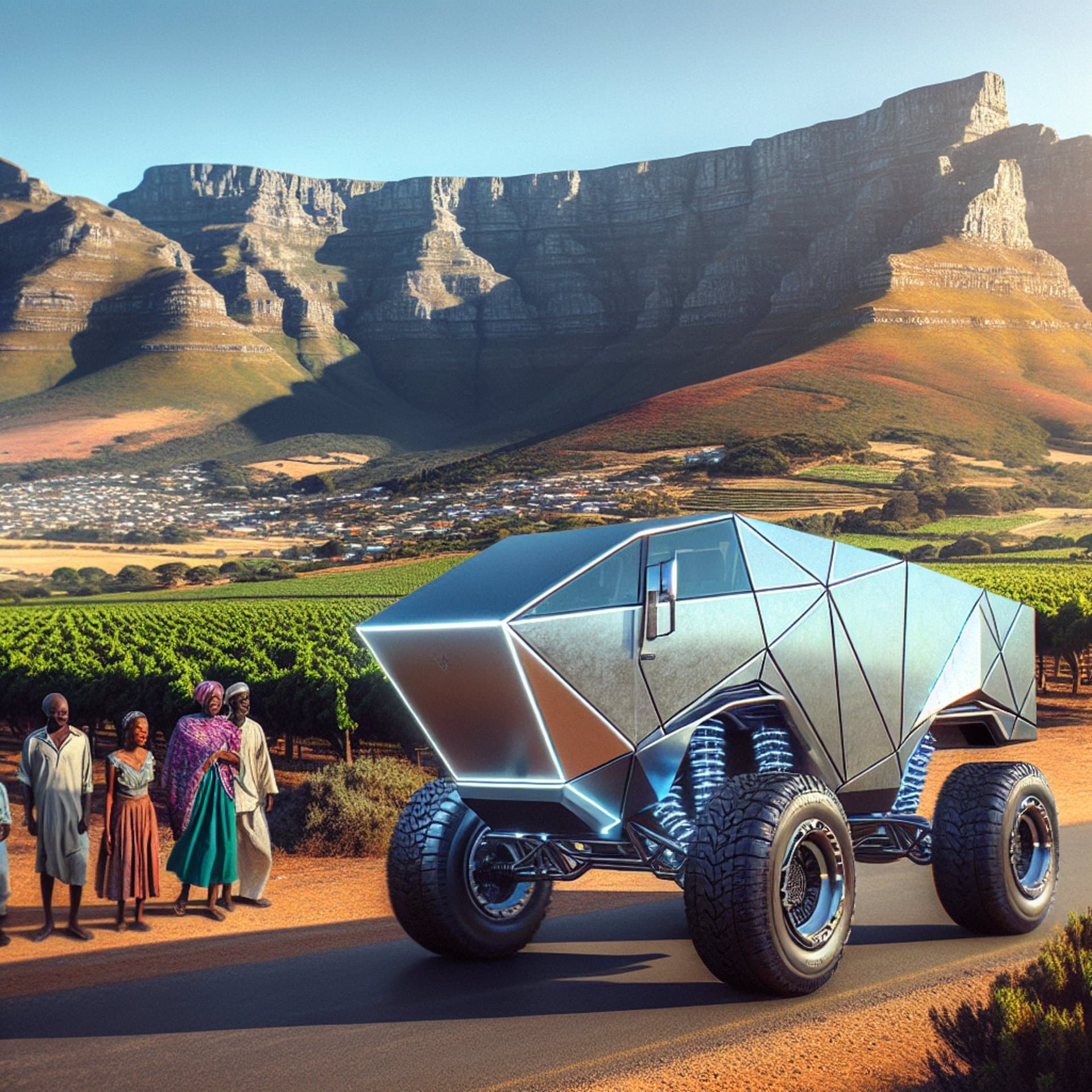 Banner for Tesla Cybertruck Rolls Into South Africa: Electrifying the Bakkie Scene