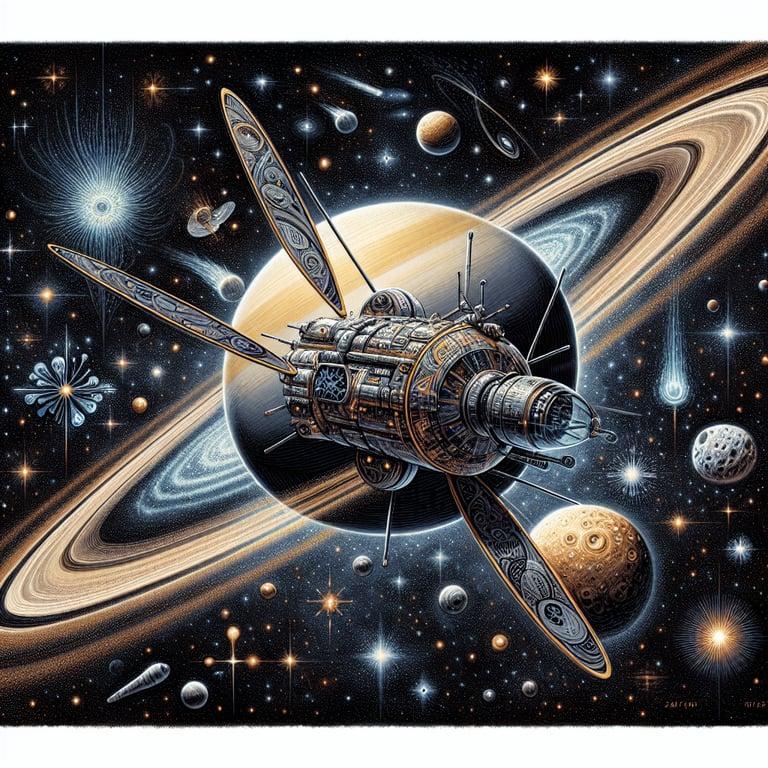 Banner for NASA's Dragonfly Mission Set to Explore Titan's Prebiotic Secrets in 2028!