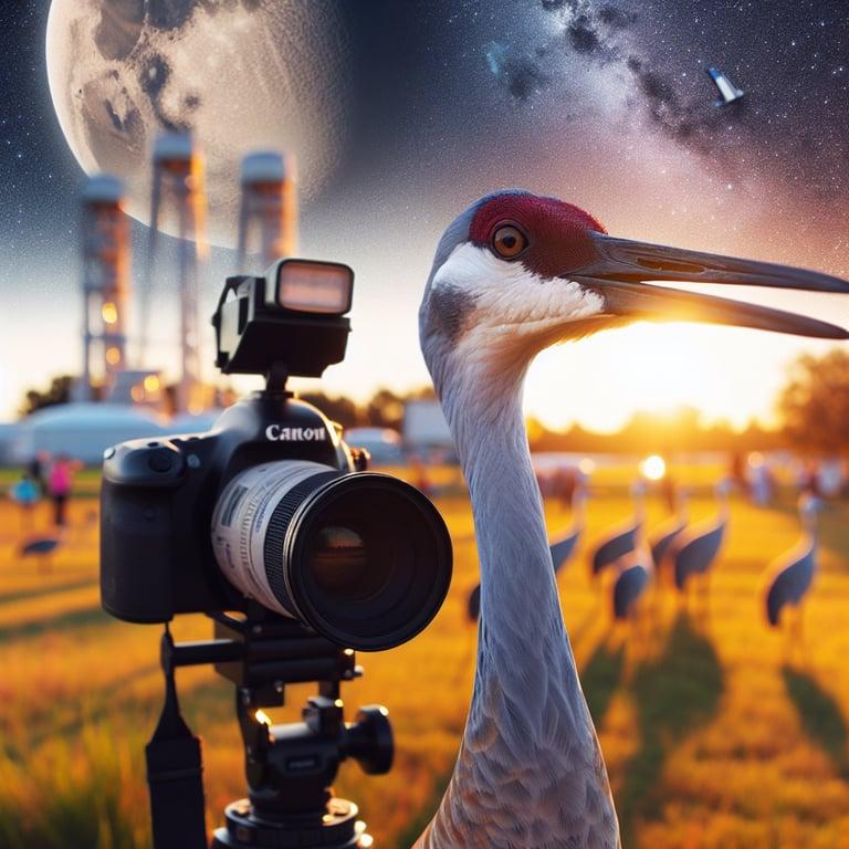 Banner for NASA's Instagram Stuns with Sandhill Crane Photo in a Surprising Wildlife Showcase