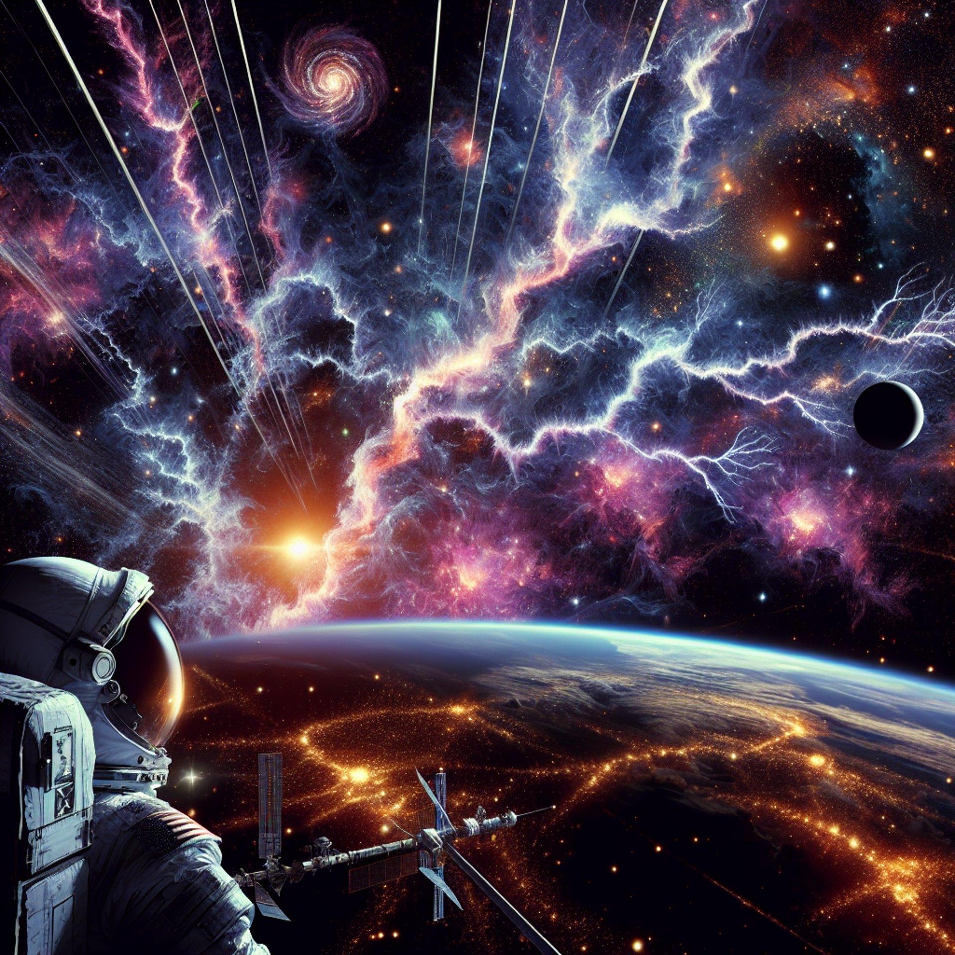 Banner for NASA Astronaut Snaps Stunning 'Gigantic Jet' Lightning: A Cosmic Symphony From the ISS!