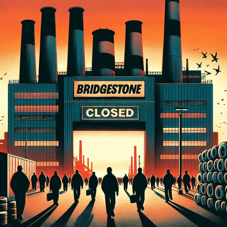 Bridgestone Makes a Bold Move: Closing LaVergne Plant and Letting Go of 700 Employees