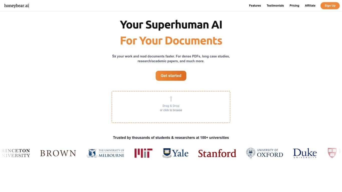 honeybear.ai screenshot