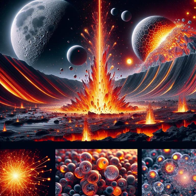 Banner for Lunar Glass Beads Reveal Explosive Secrets of Moon's Volcanic Past!