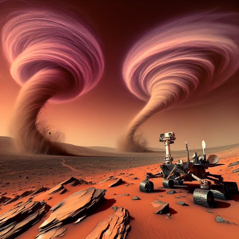 Martian Mayhem: Perseverance Spots a Dust Devil Showdown!
