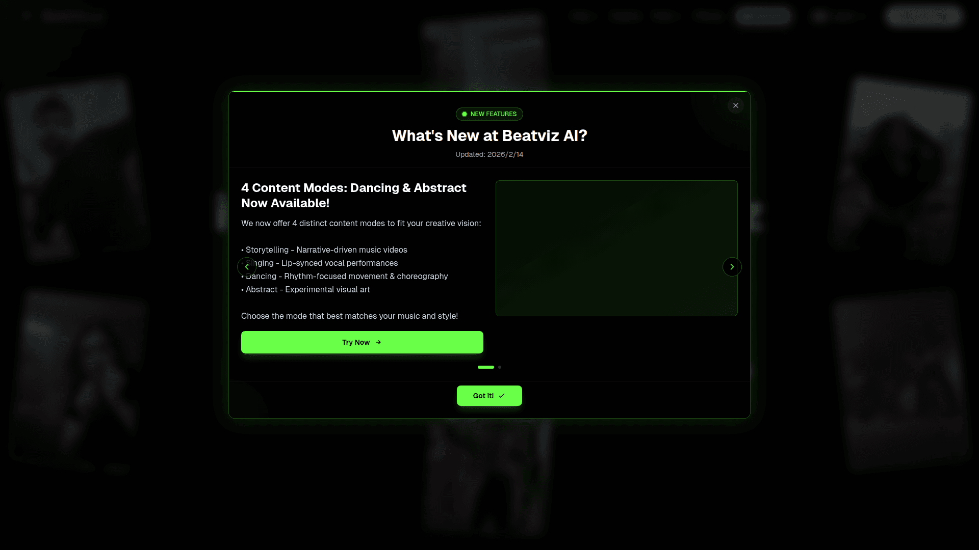 BeatViz AI Music Video Generator screenshot