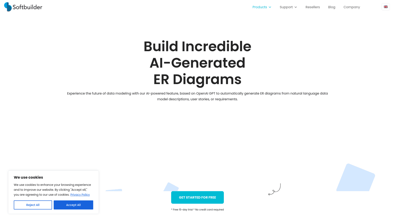 ERBuilder screenshot