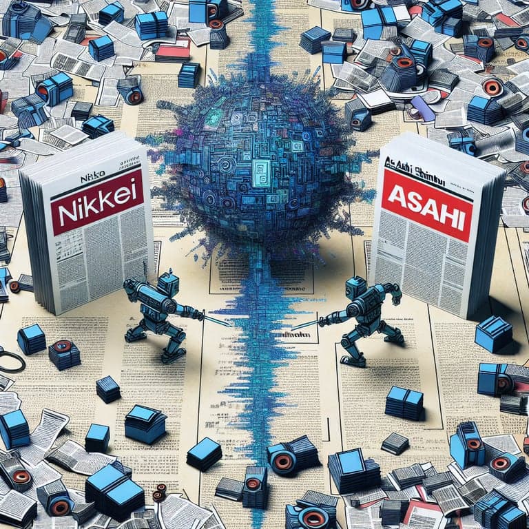 Banner for Nikkei and Asahi Shimbun Battle Perplexity AI in Landmark Copyright Lawsuit