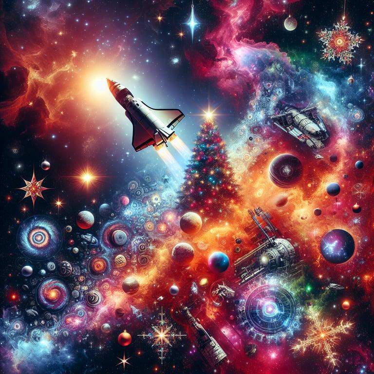 Banner for NASA's Festive Celestial Showcase: A Cosmic Christmas Tale!