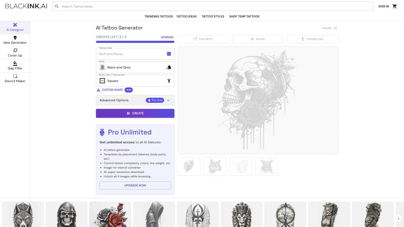 BlackInk.AI screenshot