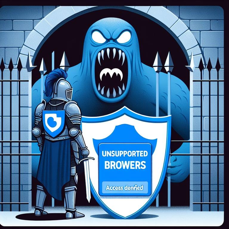 Banner for Facebook's Browser Battle: Access Denied on Unsupported Browsers