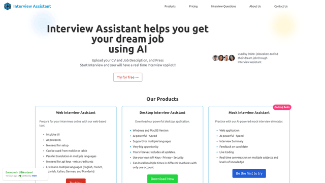 Thumbnail image for AI Interview Assistant