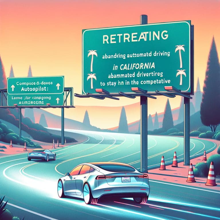 Banner for Tesla Backs Down in California: Ditches 'Autopilot' to Stay in the Game!