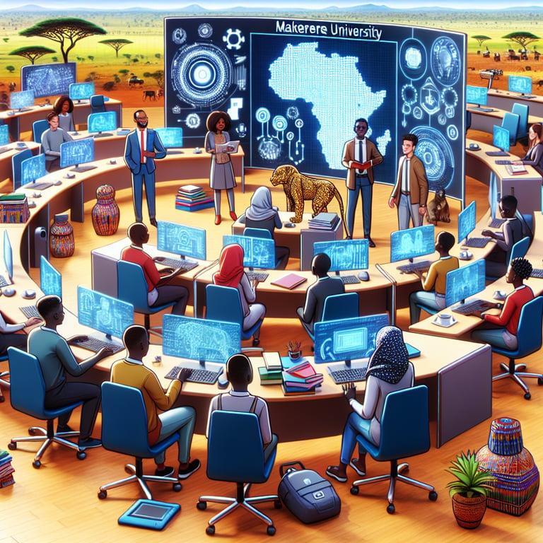 Banner for AI Masterclass at Makerere University: Elevating AI Skills in Africa