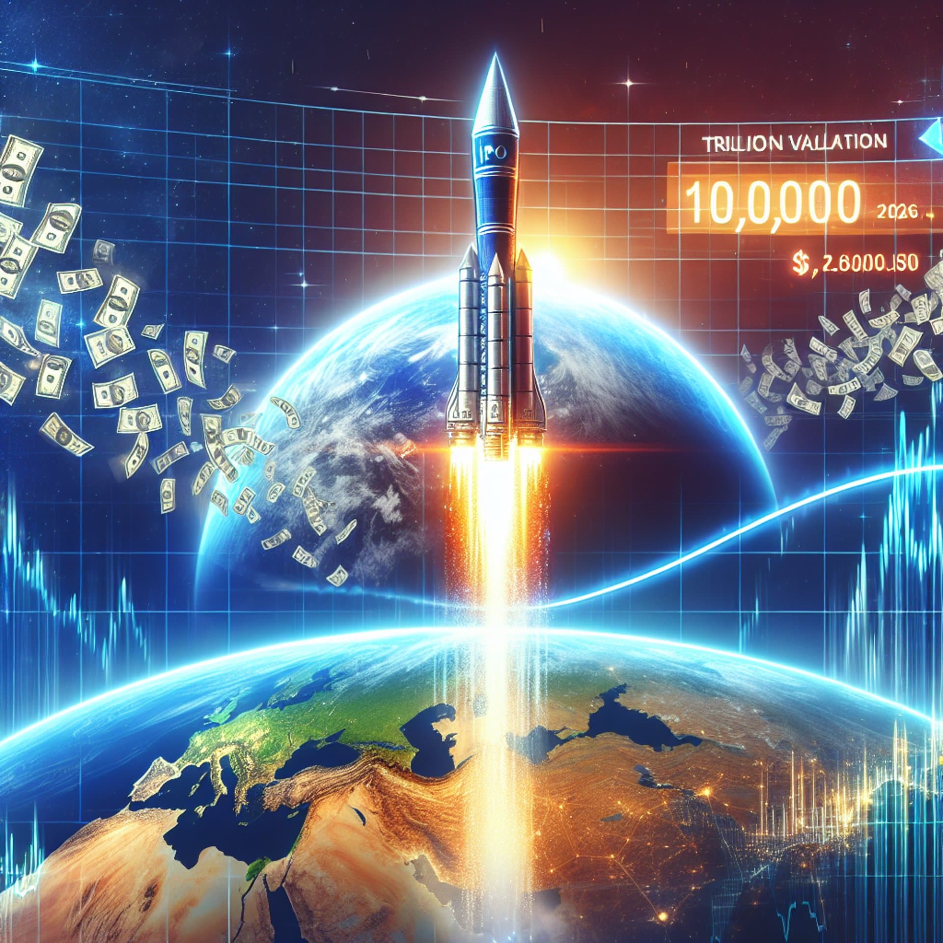 Banner for SpaceX IPO Takes Off with Predictions of $1 Trillion Valuations by 2026!