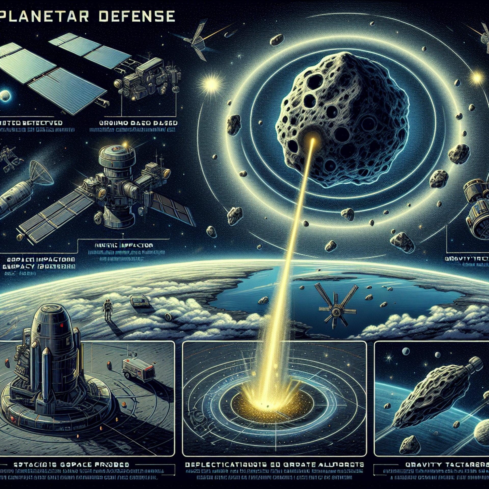 Banner for NASA's Planetary Defense: From Detection to Deflection