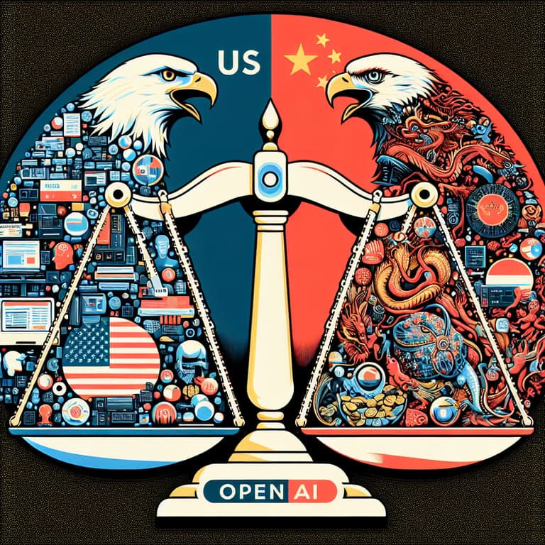 Banner for OpenAI's Bold Stance: Should the U.S. Mimic China's AI Strategies?