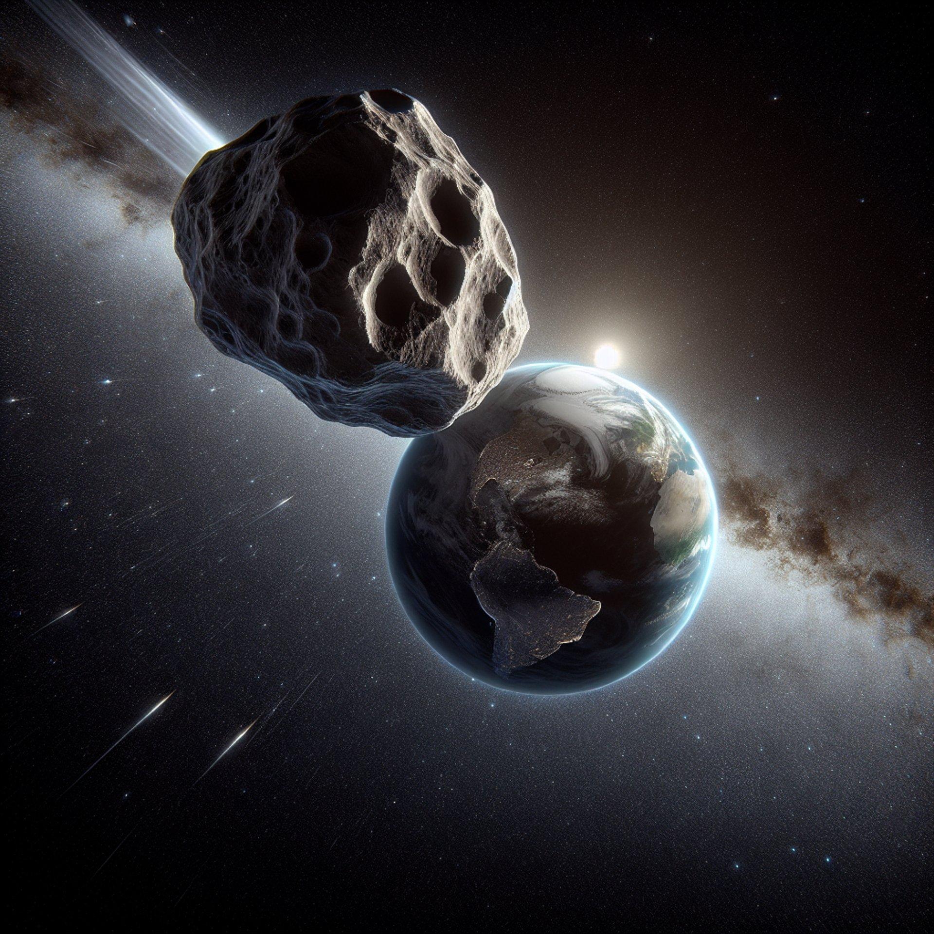 Banner for House-Sized Asteroid 2025 DJ22 to Skim past Earth on March 1, 2025!