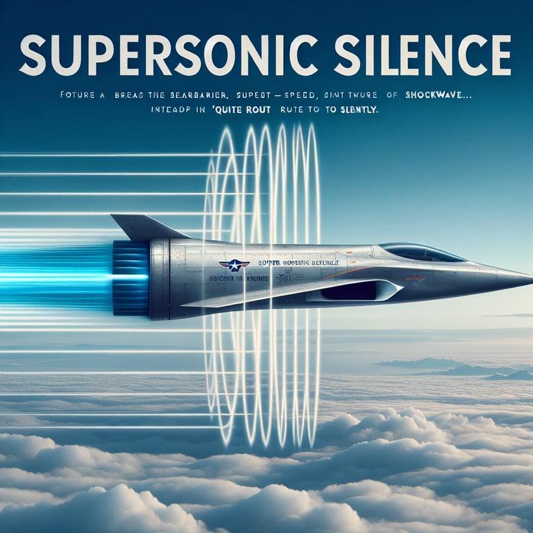 Banner for Supersonic Silence: NASA's X-59 Mini-Jet Takes the Quiet Route to Mach 1.4