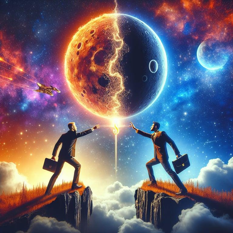 Banner for Elon Musk vs. NASA: A Galactic Showdown Over Moon Lander Contracts