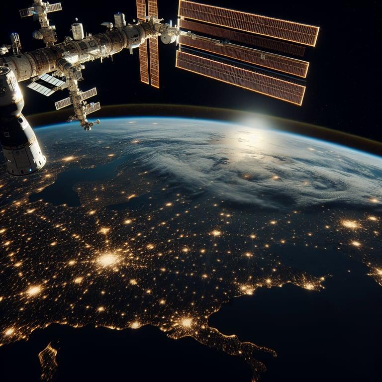 Banner for Crew-10 Docks with the ISS, Sparking International Celebration!