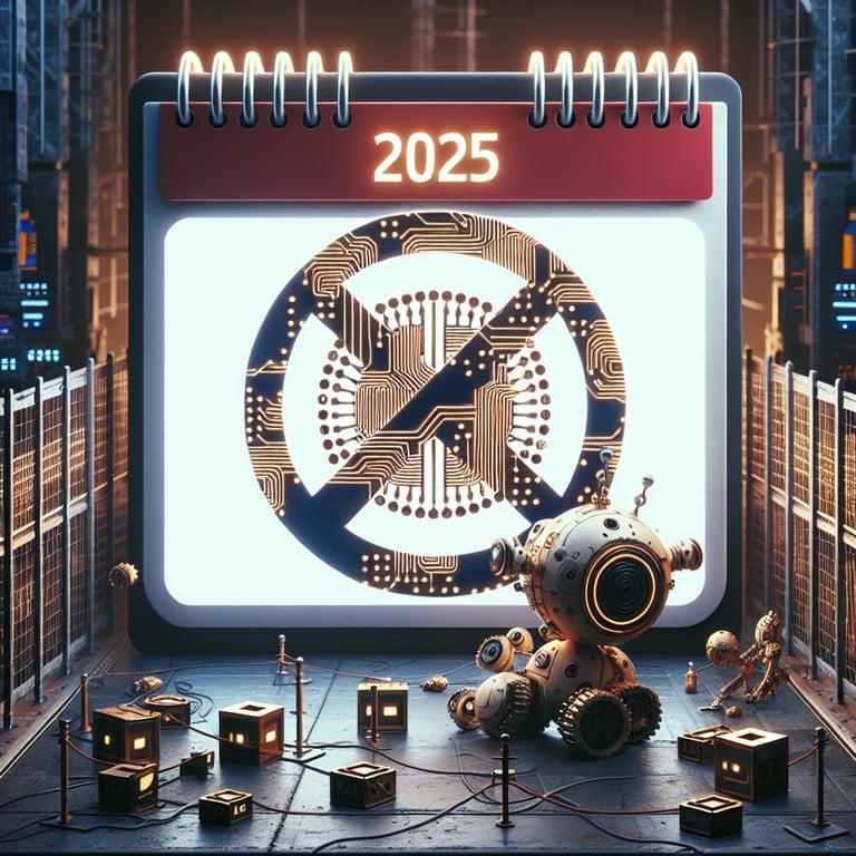 Banner for EU's AI Act: Unacceptable Risk AI Systems Face Ban Starting February 2025