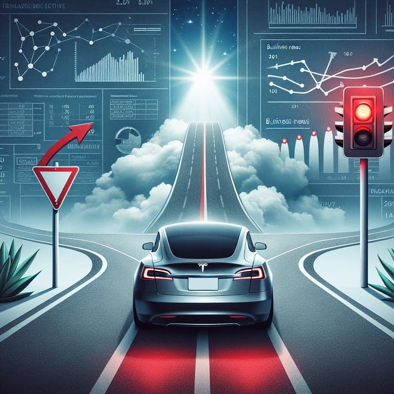 Banner for Tesla's Latest Sales Slump: A Speed Bump or a Roadblock?