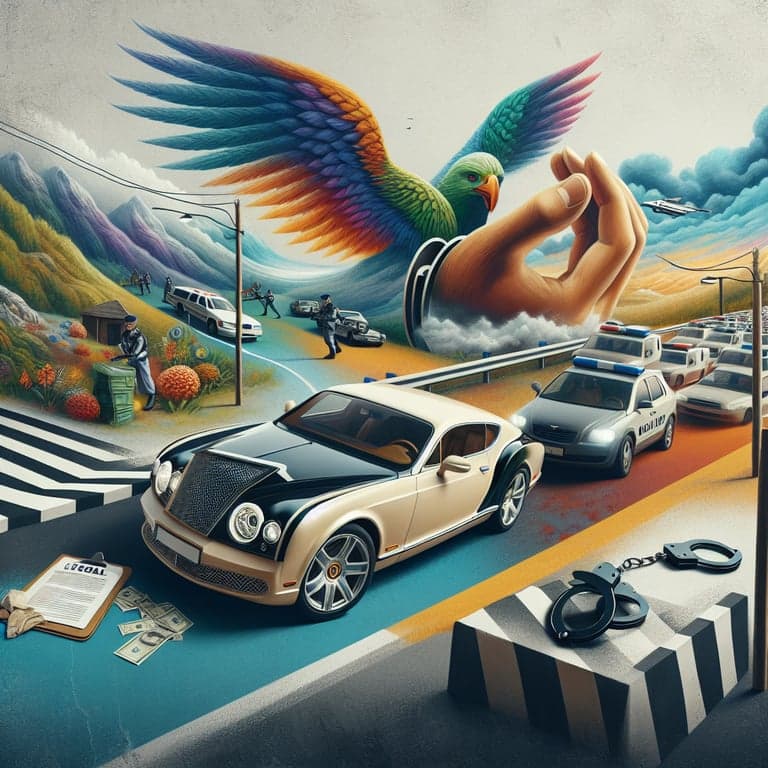 Tommy Robinson's Bentley Border Bust: When Luxury Meets Legal Woes