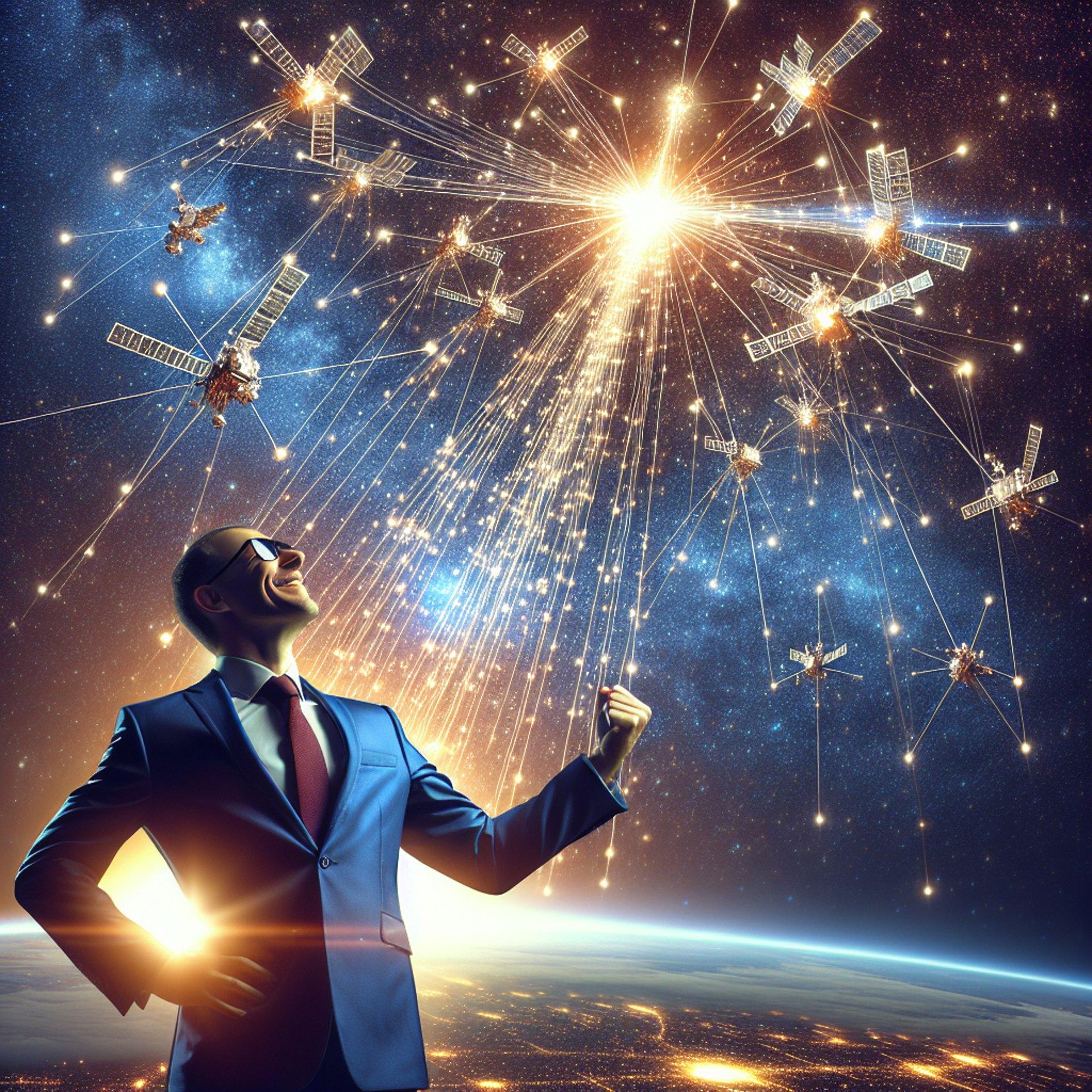 Banner for Elon Musk Celebrates as SpaceX Launches 10,000 Starlink Satellites into Orbit