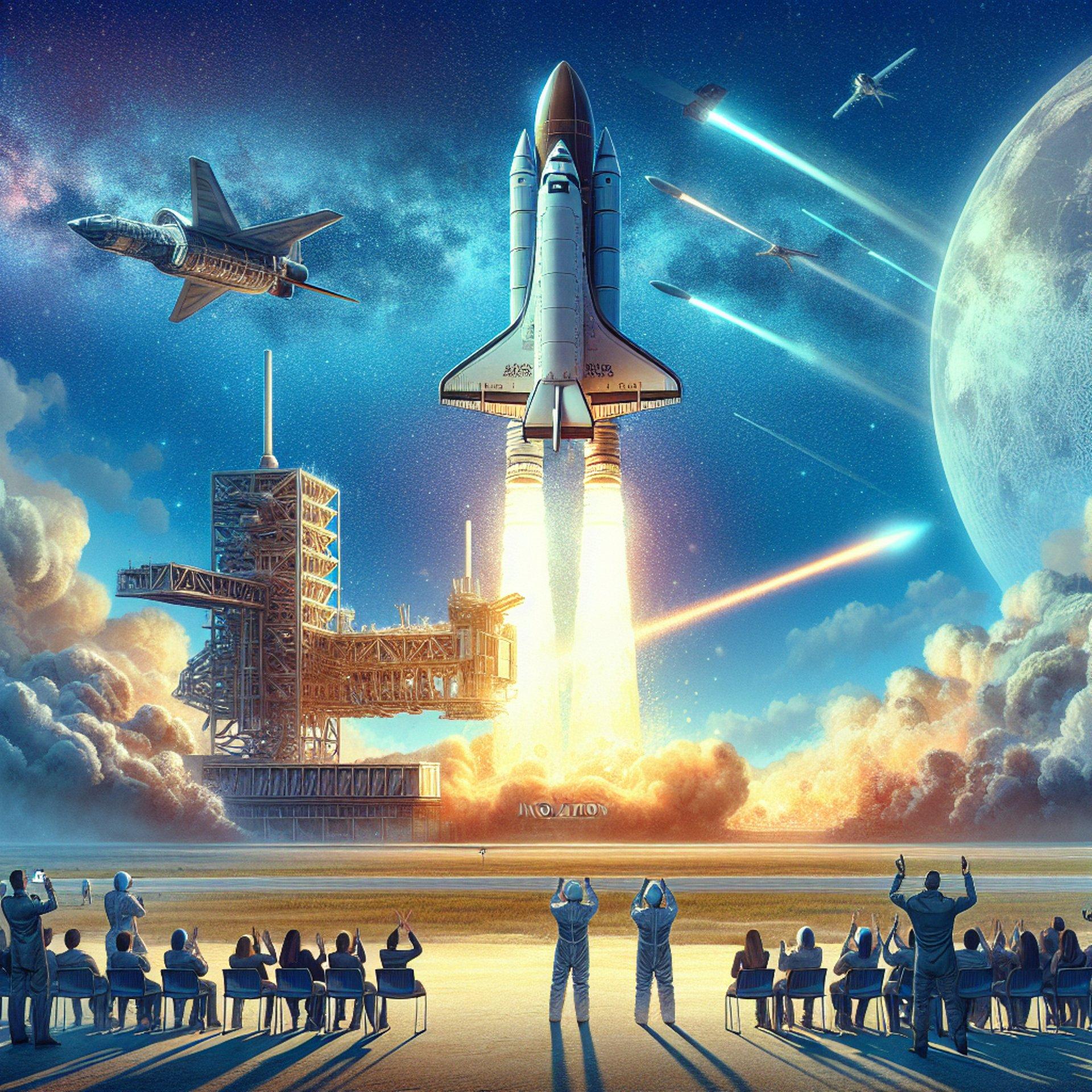 Banner for Starship SN8's Spectacular Test Flight: A Giant Leap for SpaceX and Space Exploration