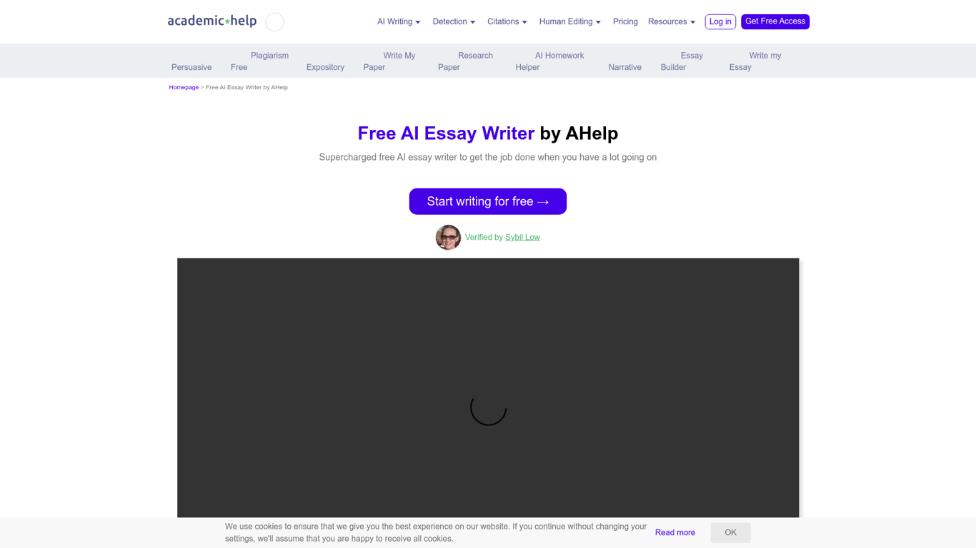 Academic Help - AI Essay Writer
