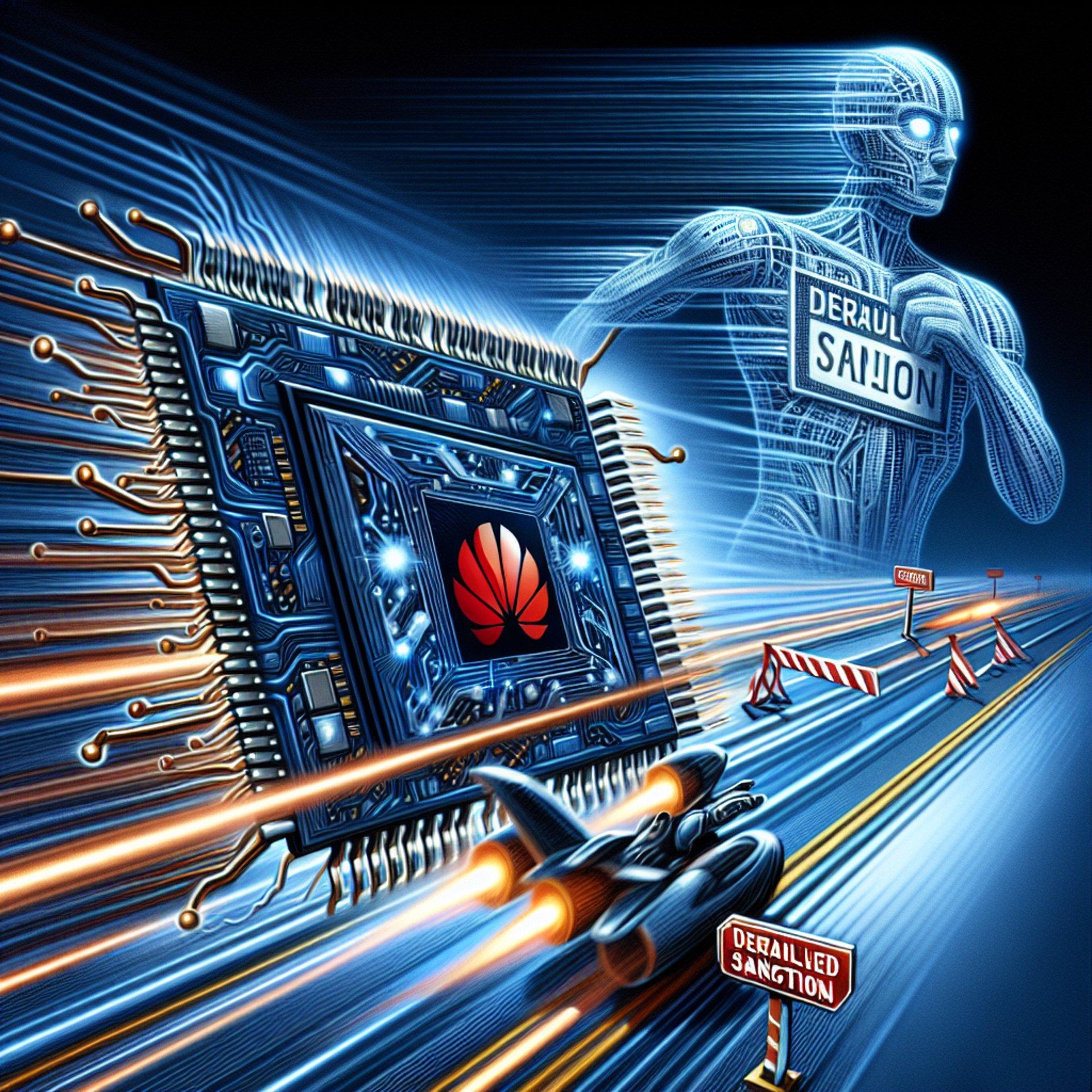 Banner for China's Chip Advancements Hit by US Sanctions: Huawei's AI Ambitions Derailed