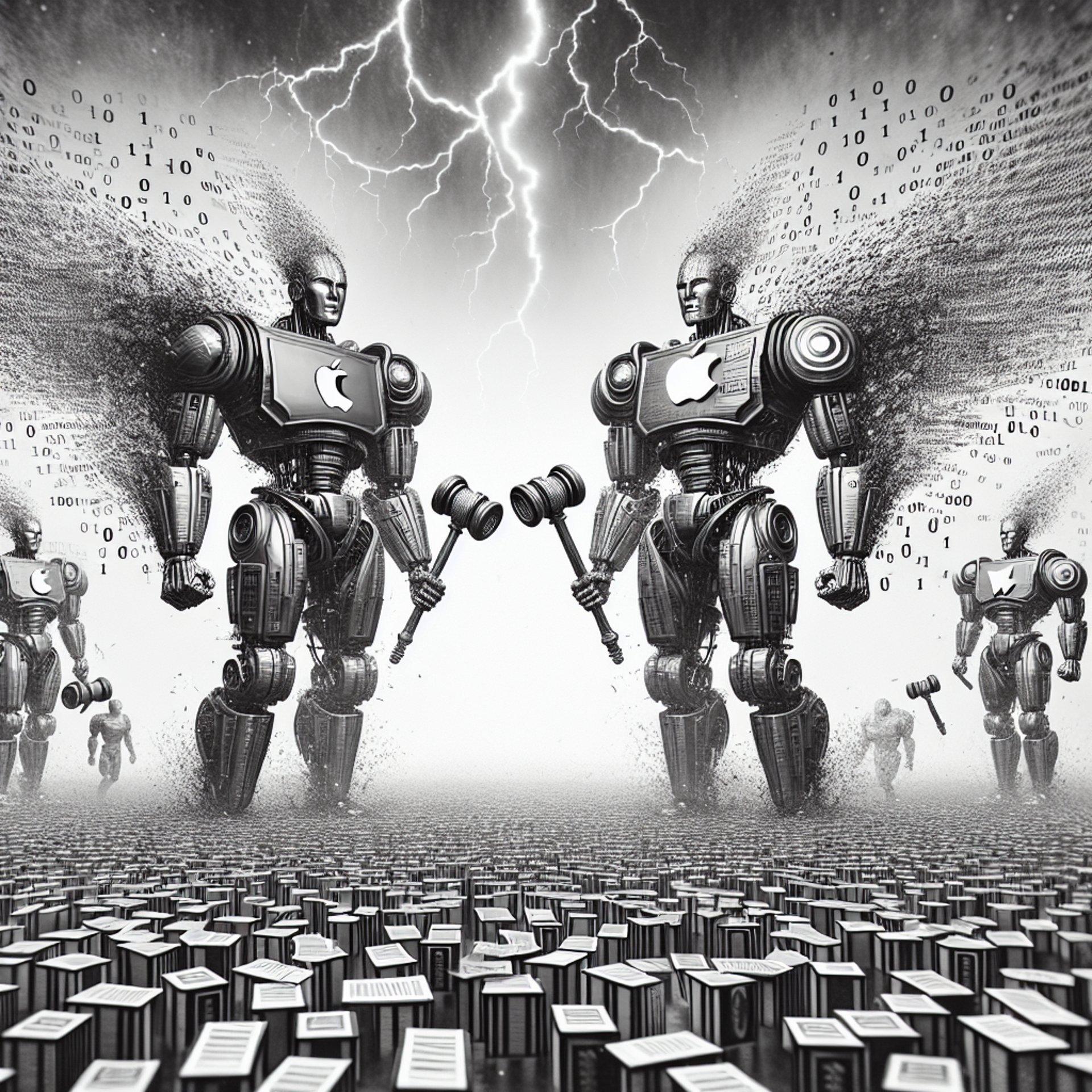 Banner for AI Giants Scramble in Copyright Legal Battles