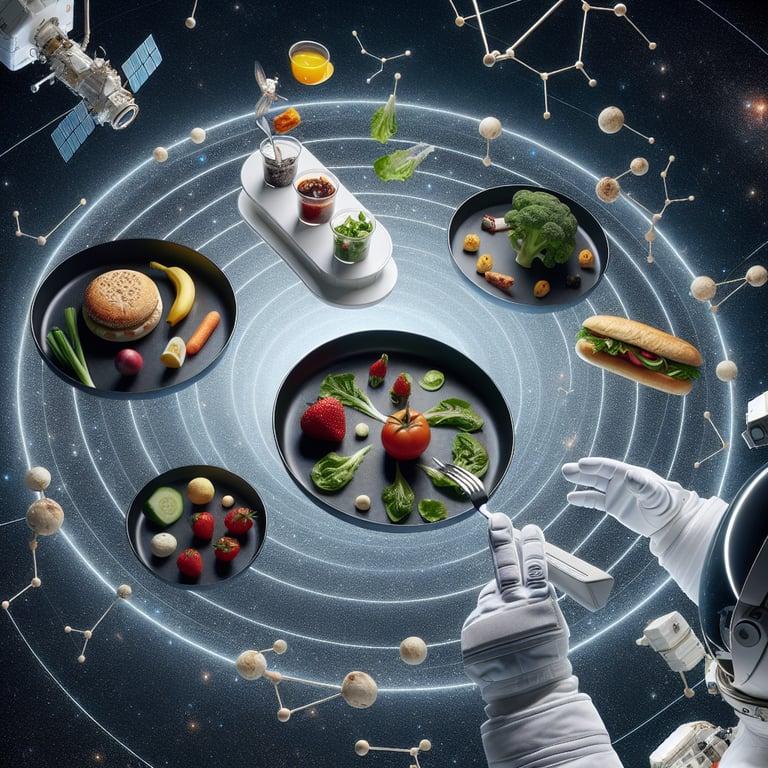 Banner for NASA's Culinary Prowess: Balanced Meals in Microgravity!
