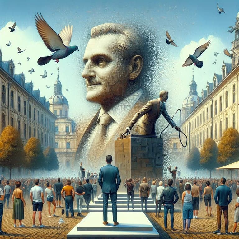 James Colomina Unveils Controversial Elon Musk Sculpture in Barcelona