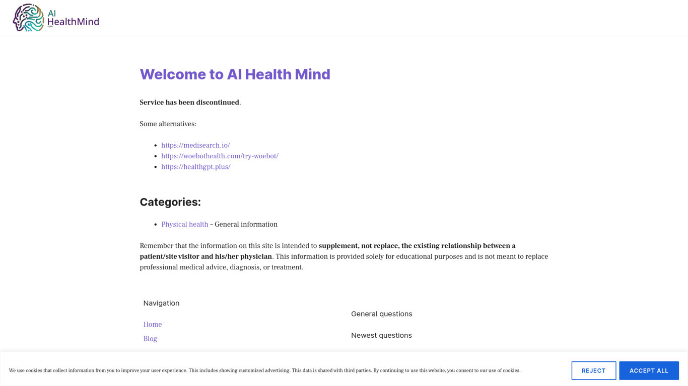 AI Health Mind screenshot