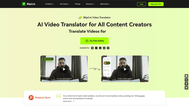 Thumbnail image for AI Video Translator