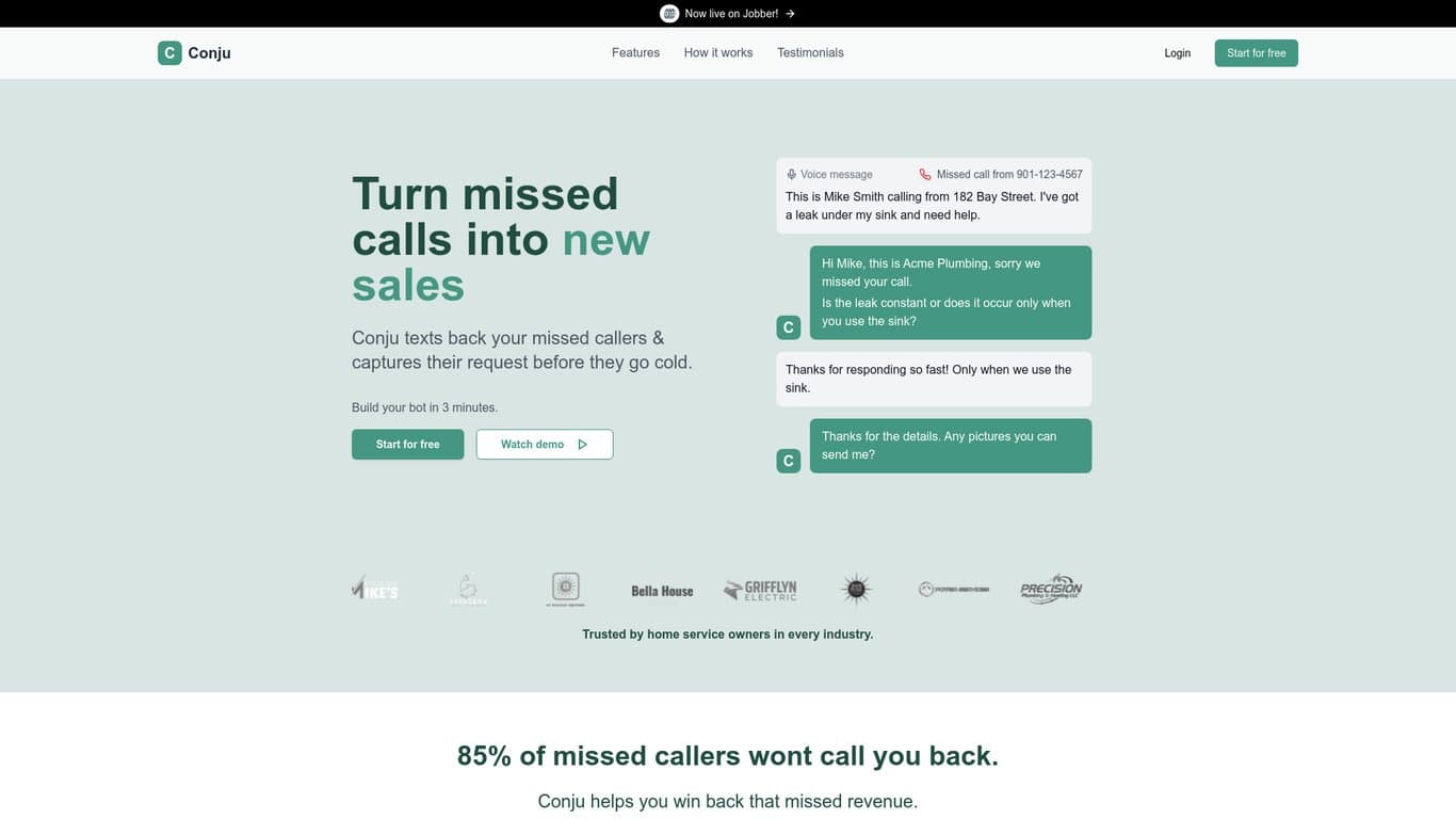 Conju screenshot