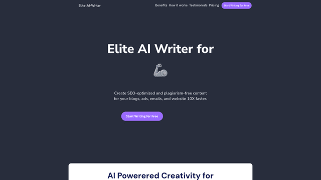 Thumbnail image for Elite AI Writer