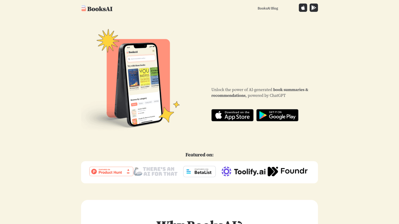 BooksAI screenshot