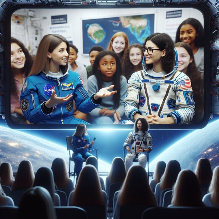 NASA Astronauts Nichole Ayers and Anne McClain Inspire Students with Earth-to-Space Q&A