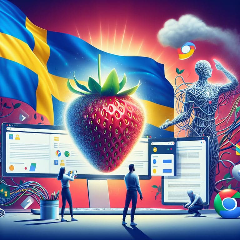 Banner for Swedish Startup 'Strawberry' Debuts AI-Powered Browser to Challenge Google Chrome