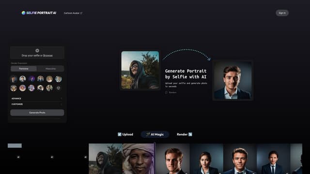 Thumbnail image for Business Portrait AI