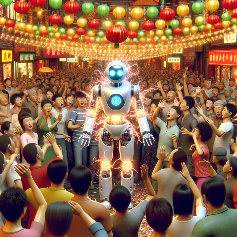 Banner for AI Robot "Attacks" Crowd at China Festival: A Harrowing Glimpse into Future Glitches?
